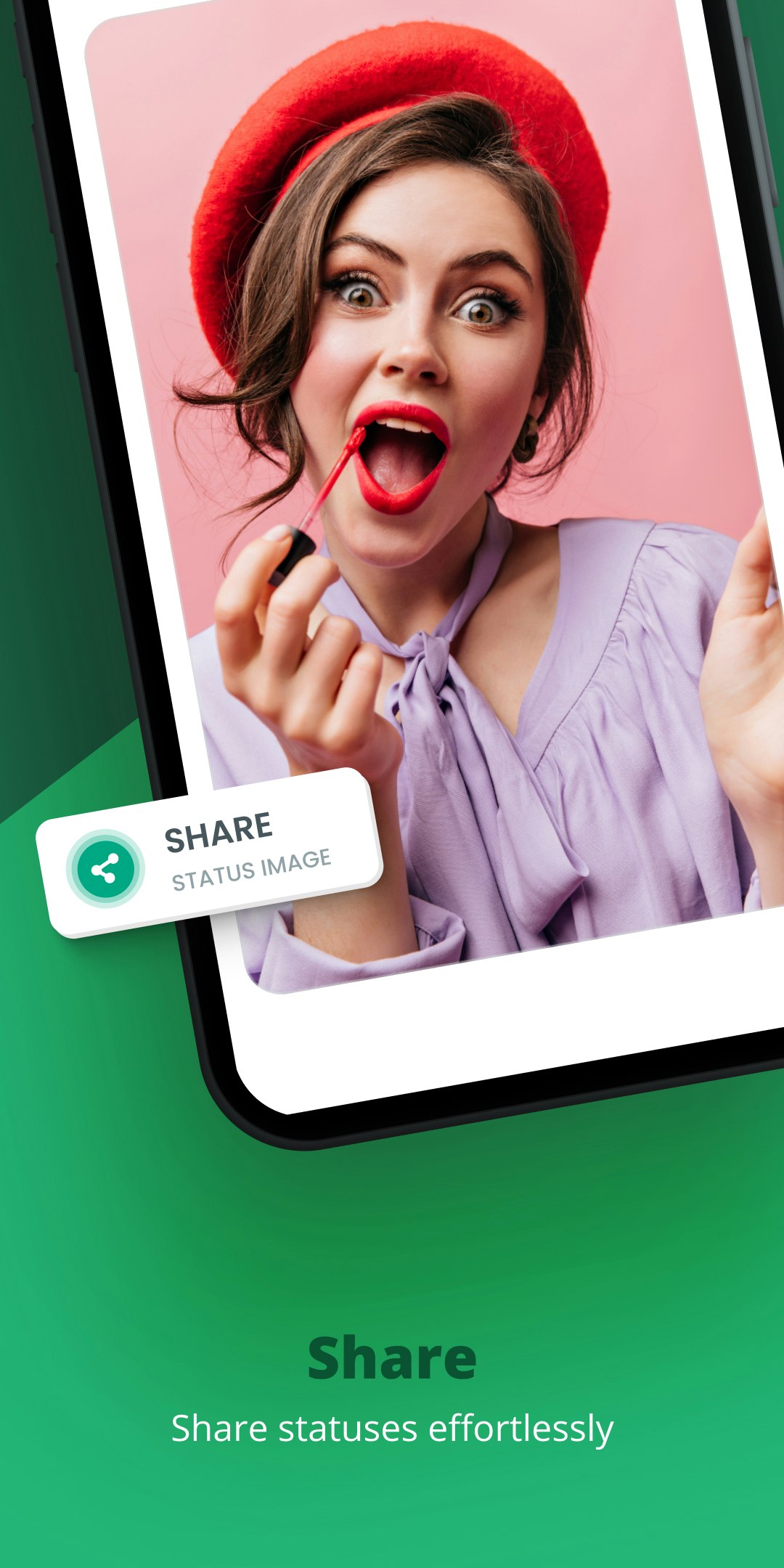 WhatsApp 상태 절약기, 공유 - 좋아하는 WhatsApp 상태를 쉽게 저장하고 공유하십시오 미디어 4