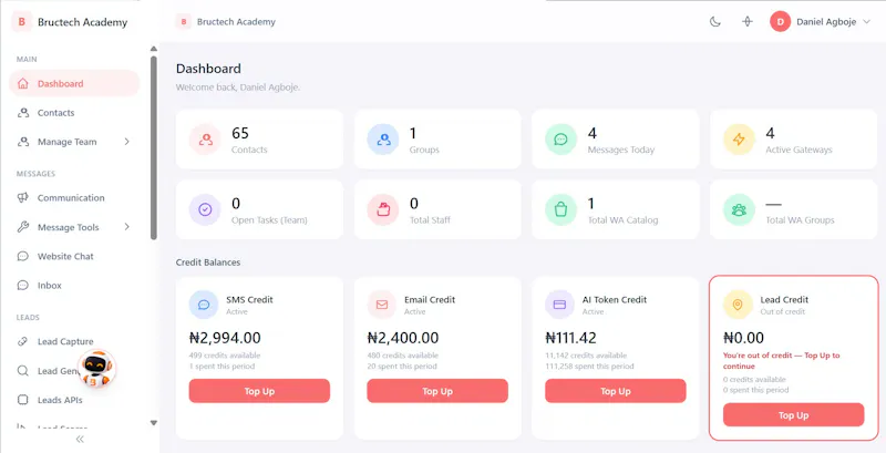 Bizklux screenshot 2