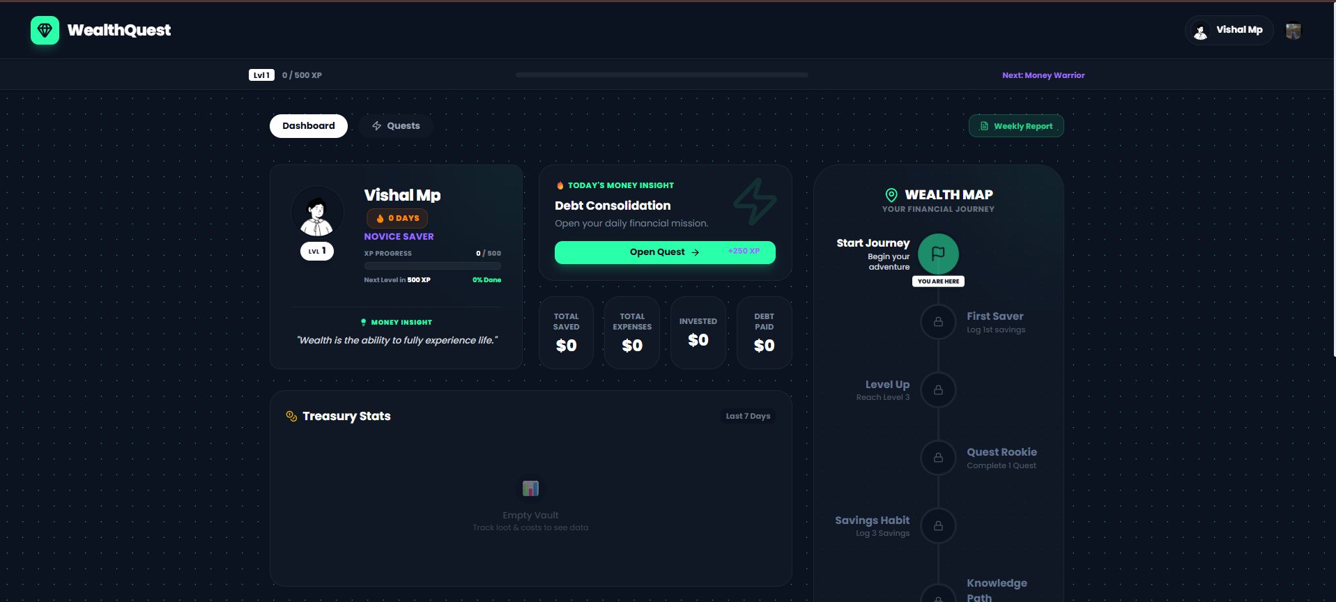 WealthQuest - Gamified Personal Finance gallery image