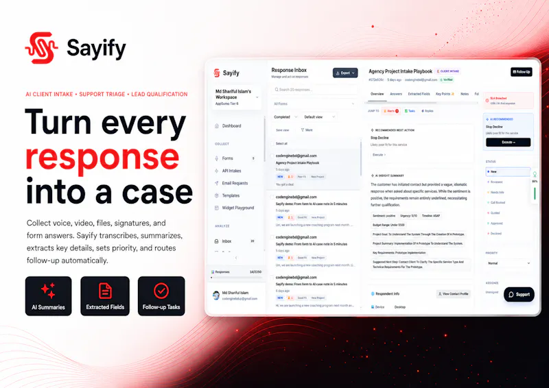 Sayify screenshot 1