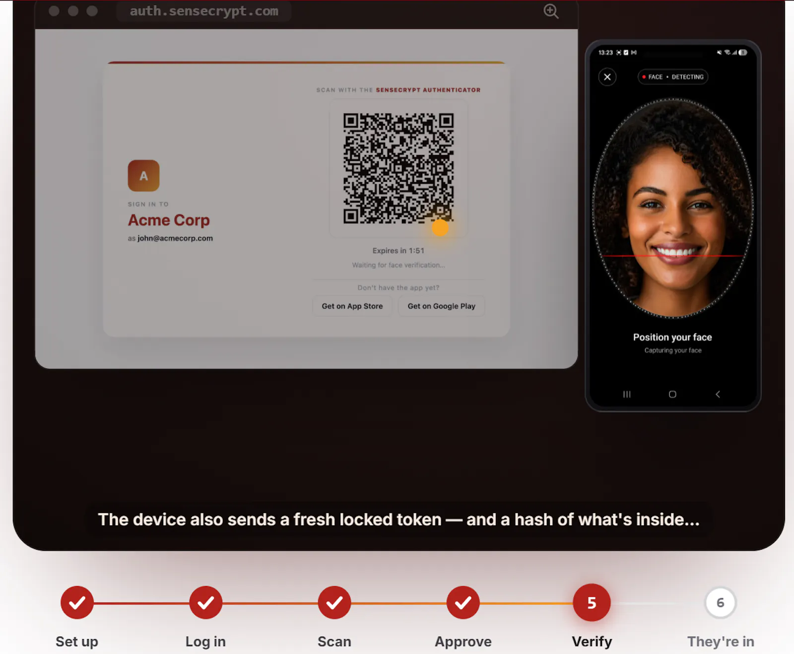 SenseCrypt Biometric Identity Platform screenshot 3