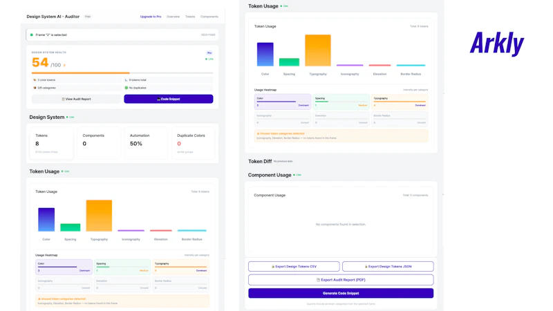 Design Token Analyzer v2 — Auditor screenshot 4