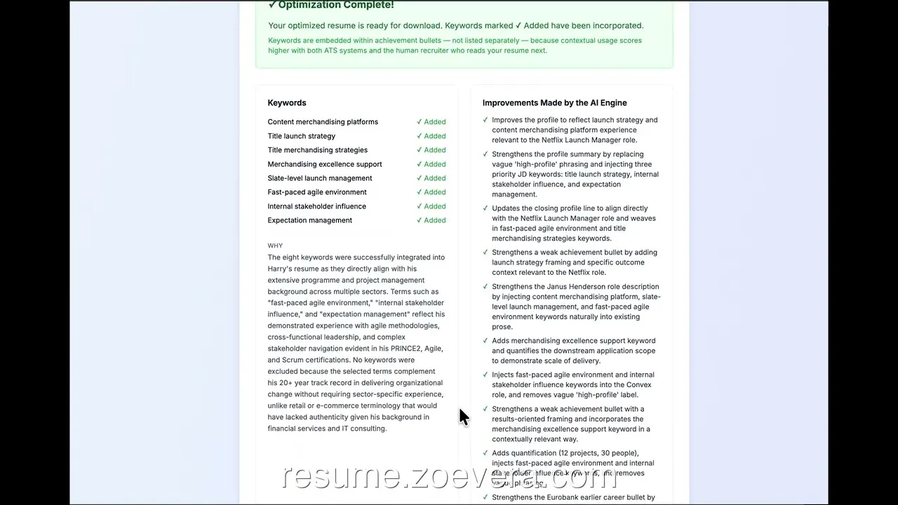 Resume Fitting gallery image