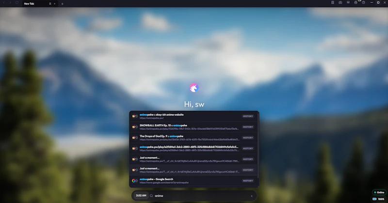 Unicorn Browser screenshot 2