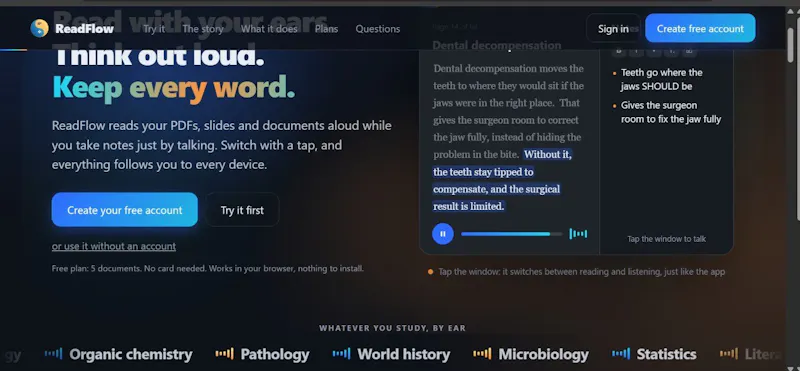 ReadFlow screenshot 2