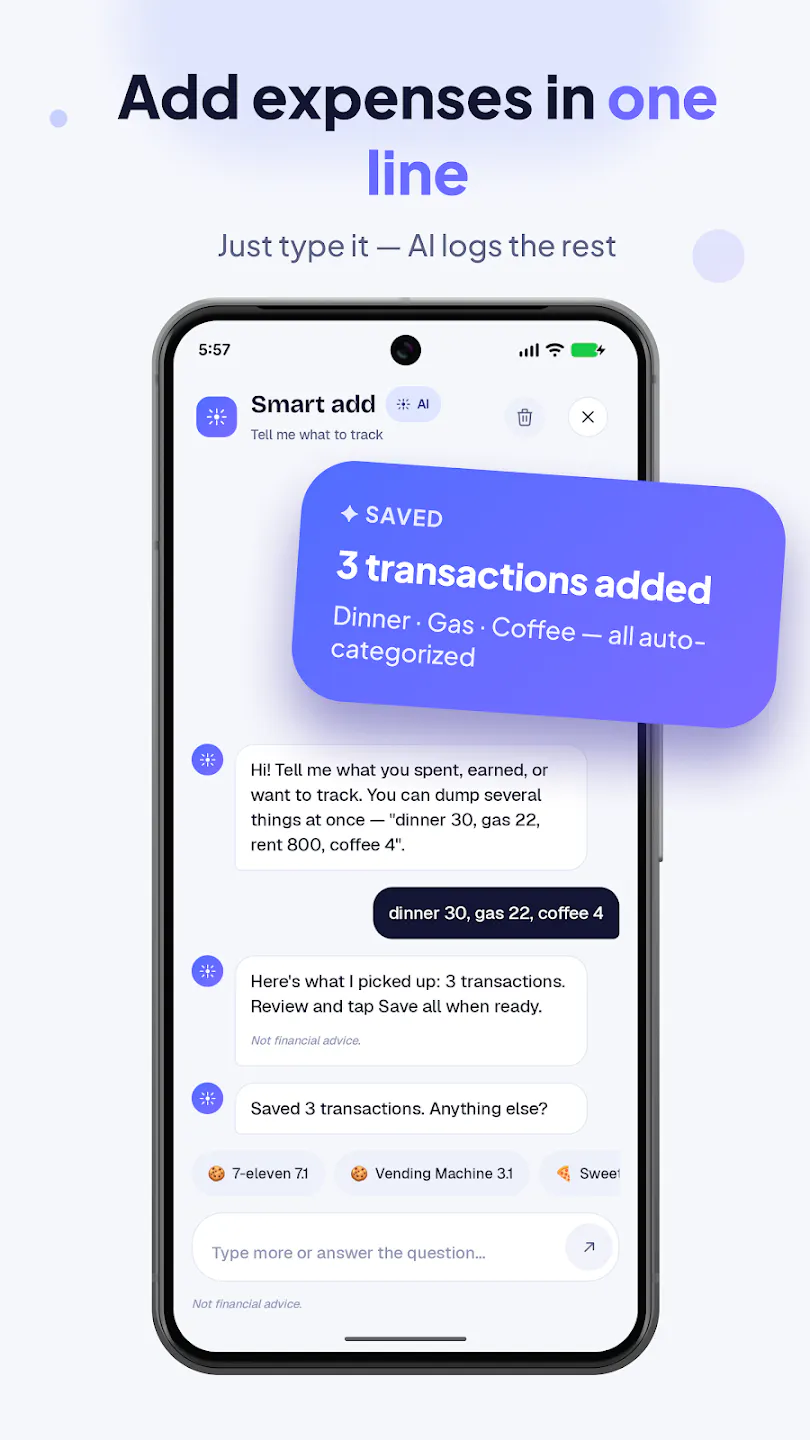 AI Expense Manager & Tracker 截图 2