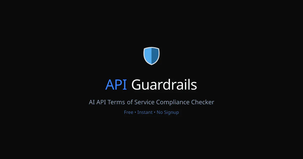 Banner del producto API Guardrails