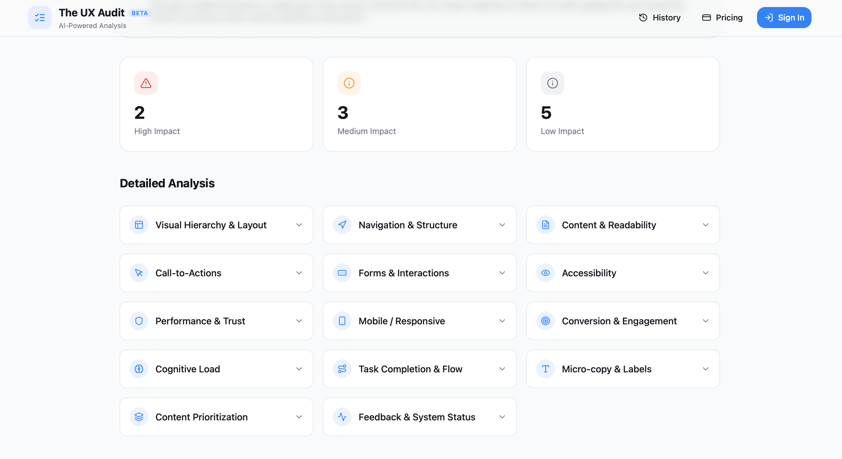 The UX Audit gallery image