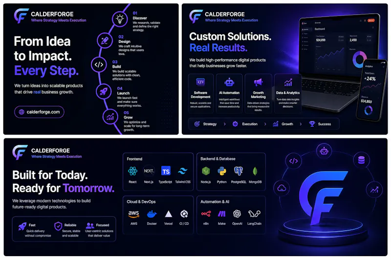 Calderforge Launch screenshot 1