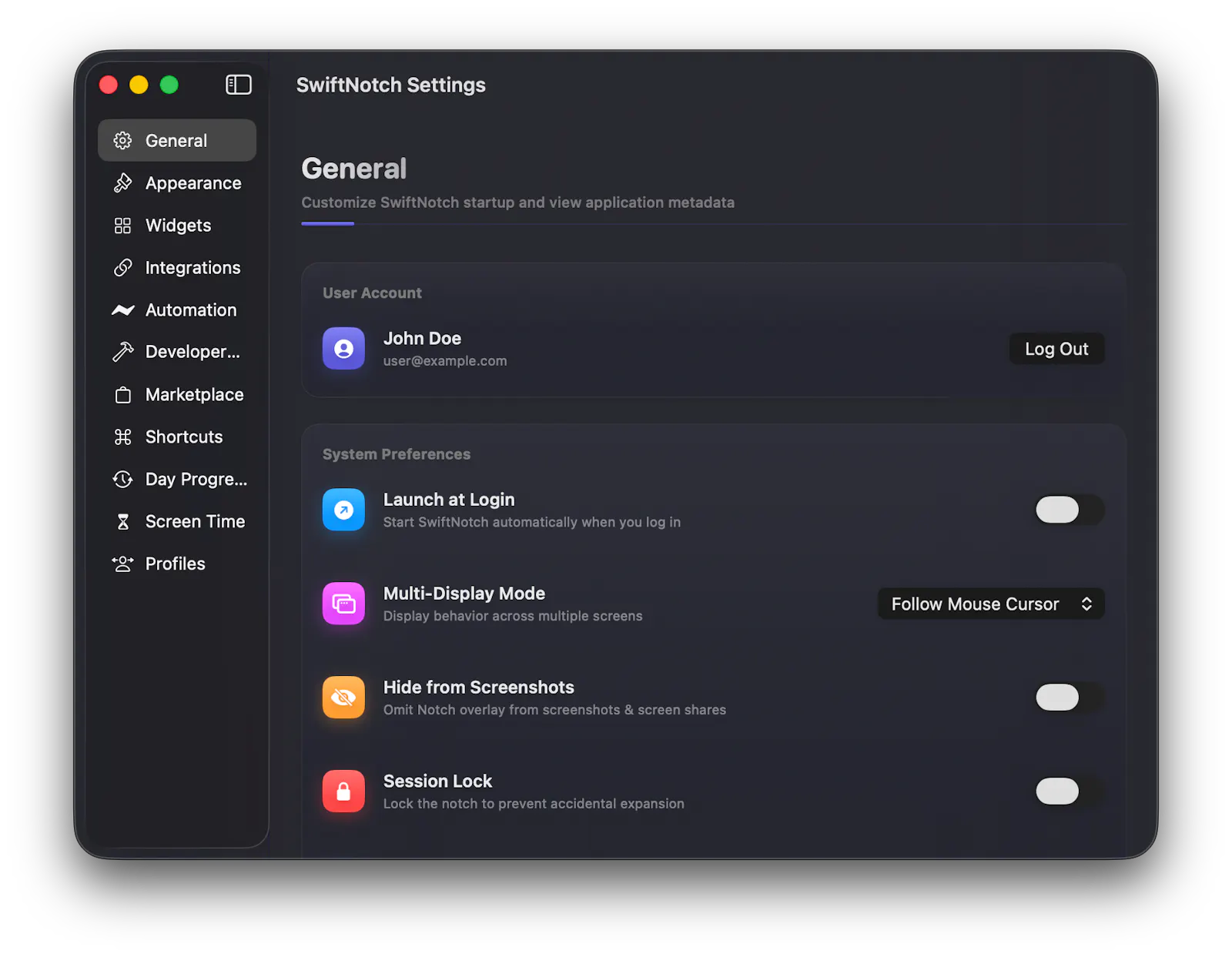 SwiftNotch screenshot 21