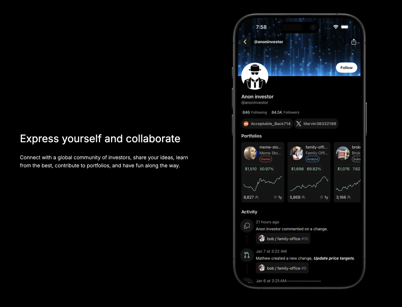 Портфель - Создание сообщества инвестиций с открытым исходным кодом медиа 5