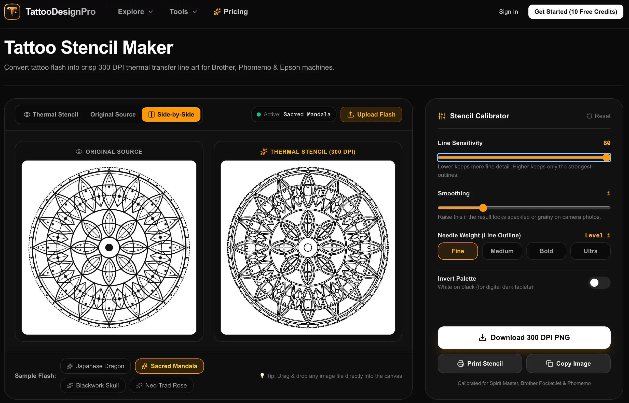 Tattoo Stencil Maker by TattooDesignPro gallery image