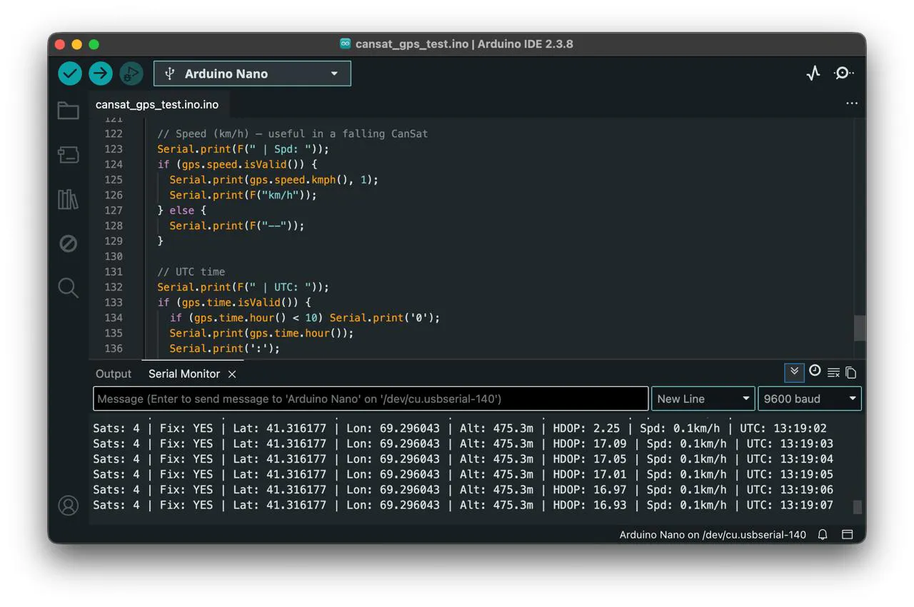 CANSAT-GCS screenshot 2