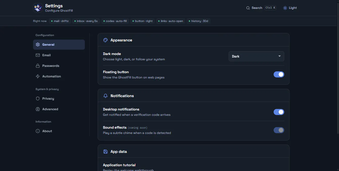 Ghostfill Browser Extension gallery image