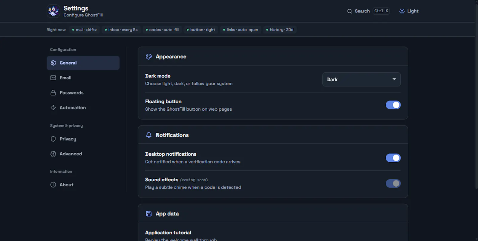 Ghostfill Browser Extension screenshot 3