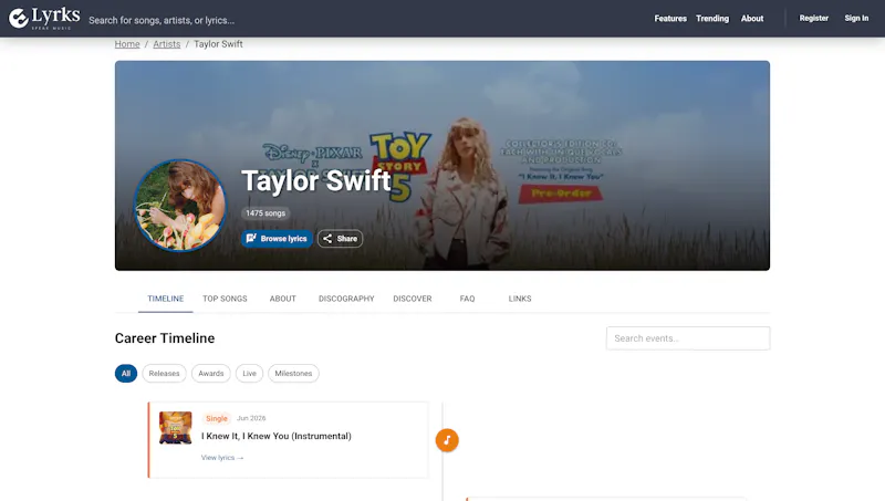 Lyrks screenshot 3