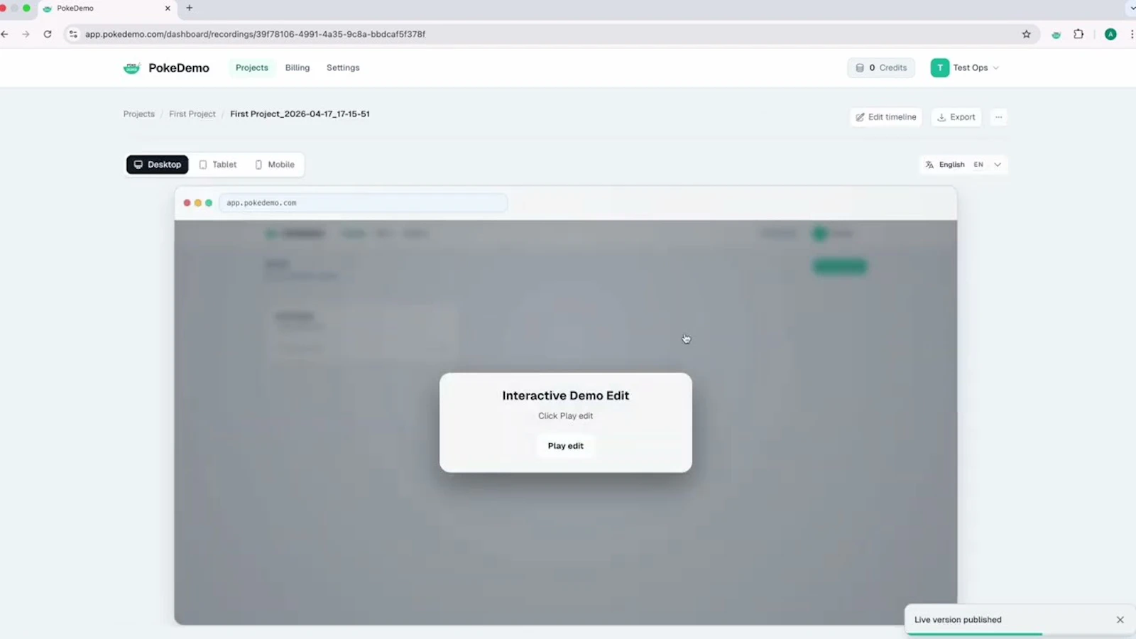 PokeDemo: Self-Hosted Interactive Demos screenshot 1 (video preview)