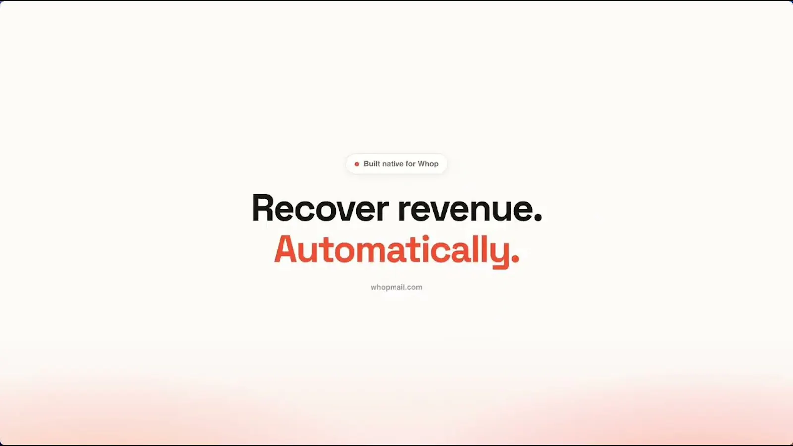 Whopmail screenshot 1 (video preview)