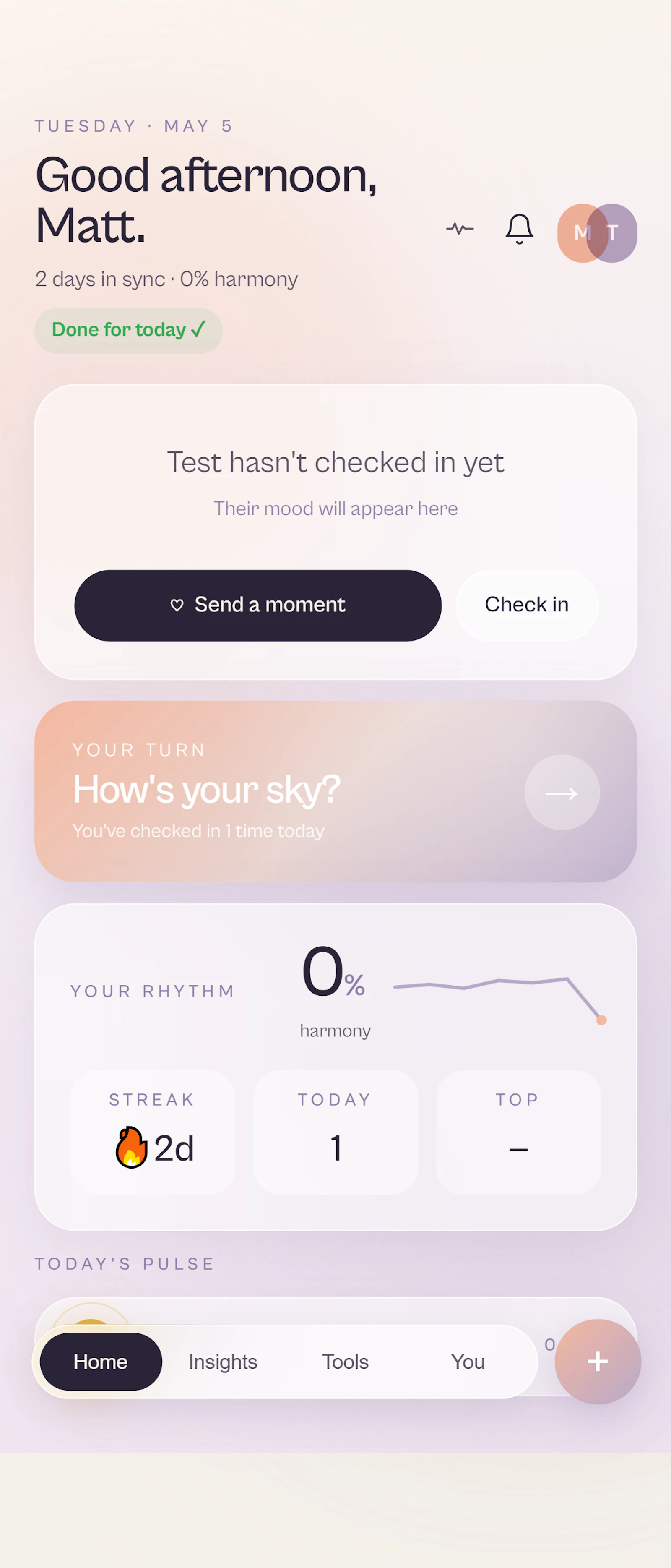 PulseTwo — Two hearts, one rhythm screenshot 1