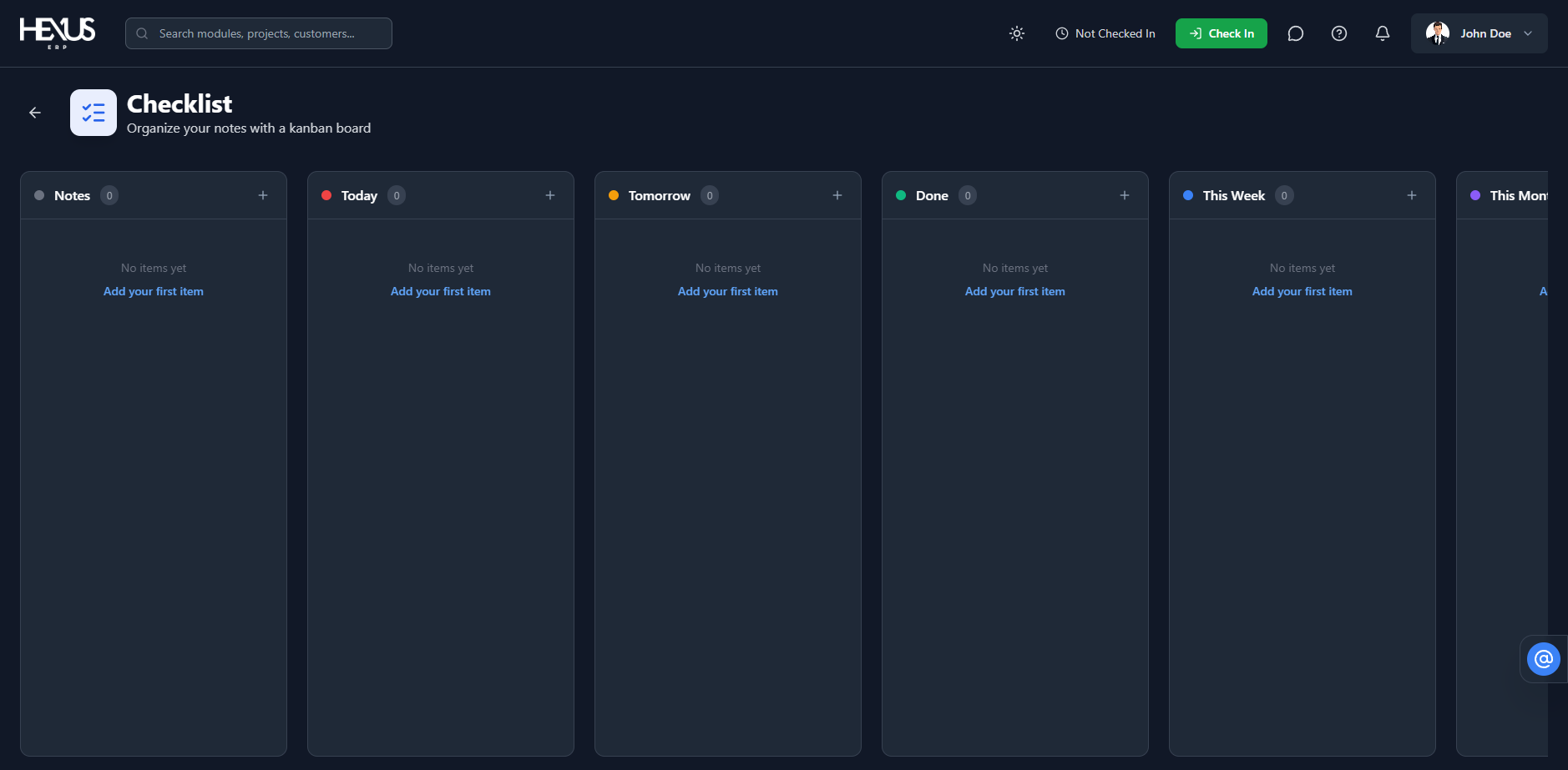 Hexus ERP gallery image
