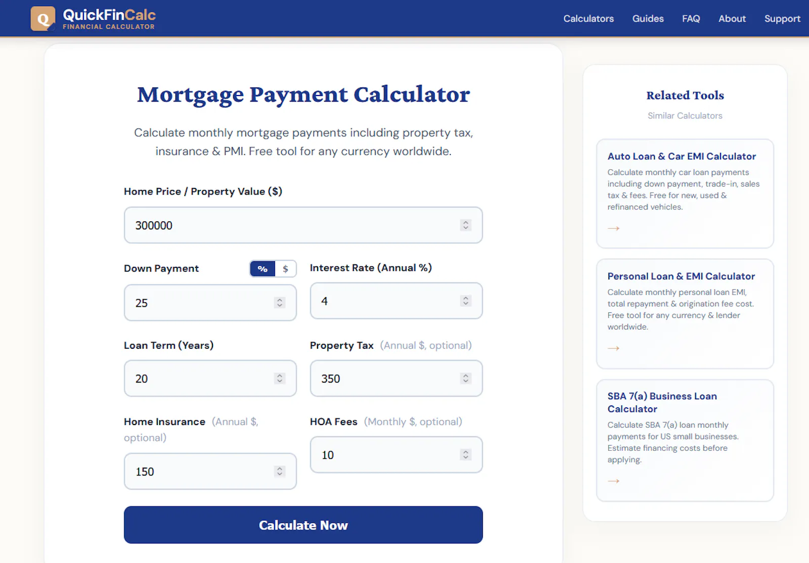 Quick Financial Calculator screenshot 2