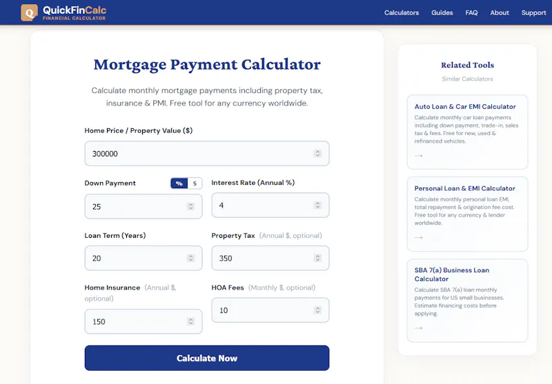 Quick Financial Calculator screenshot 2