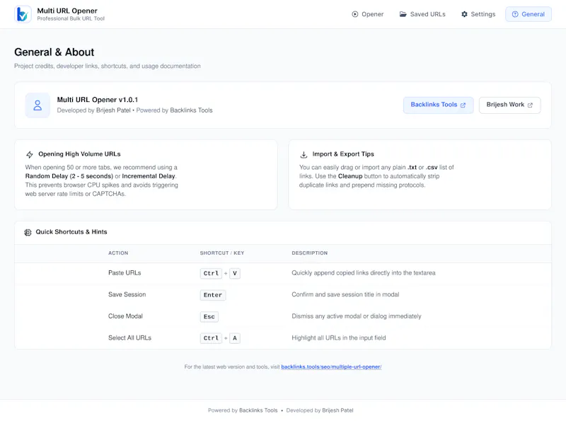 Multi URL Opener screenshot 4