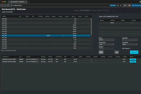 Distributed Alternative Trading System gallery image