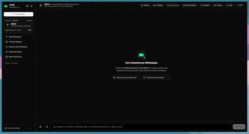 Kyro screenshot 1