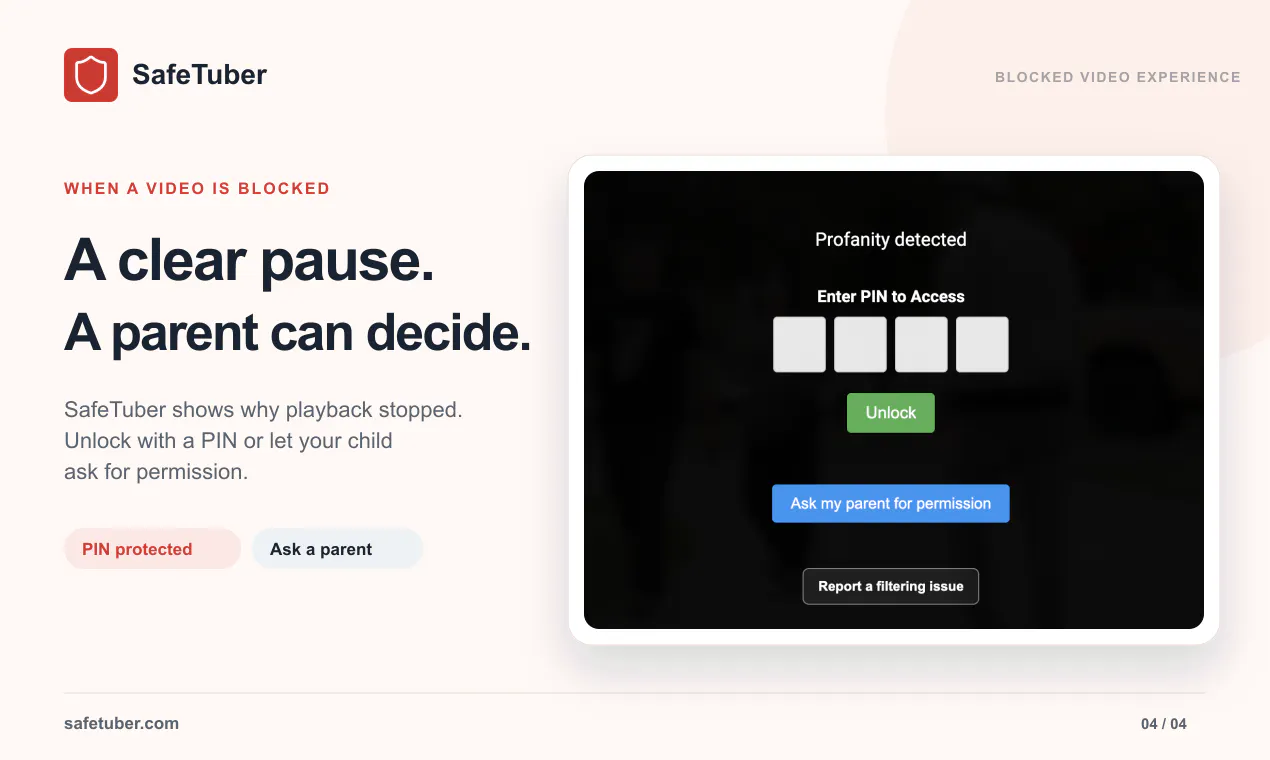SafeTuber – YouTube Content Filter gallery image