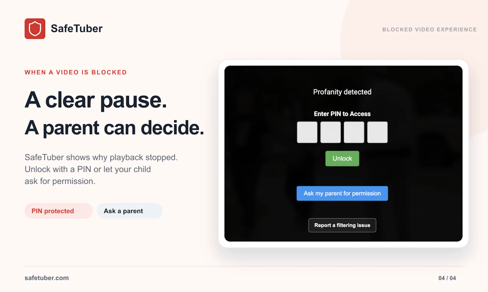 SafeTuber – YouTube Content Filter screenshot 2