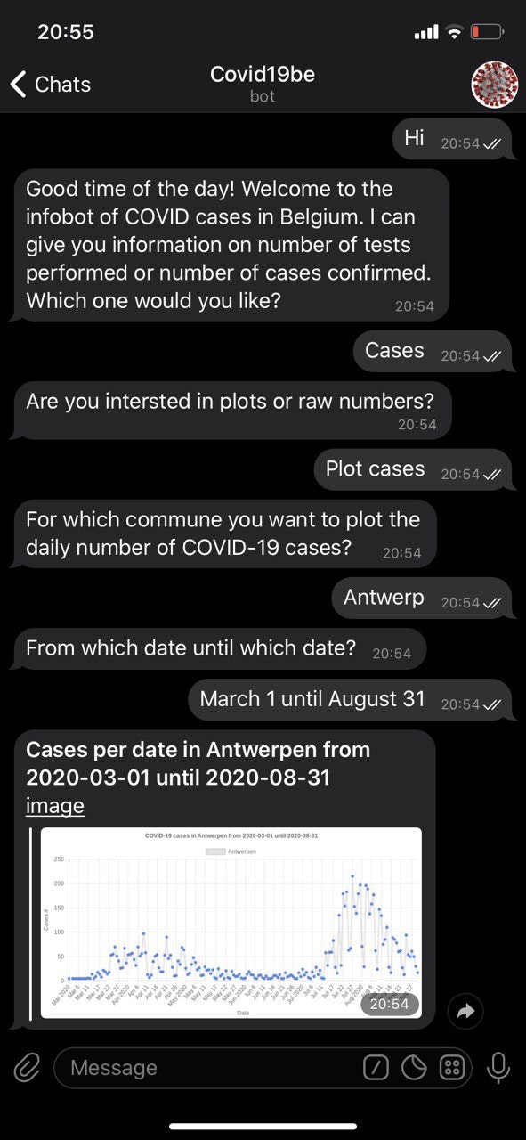 COVID19-BE-bot gallery image