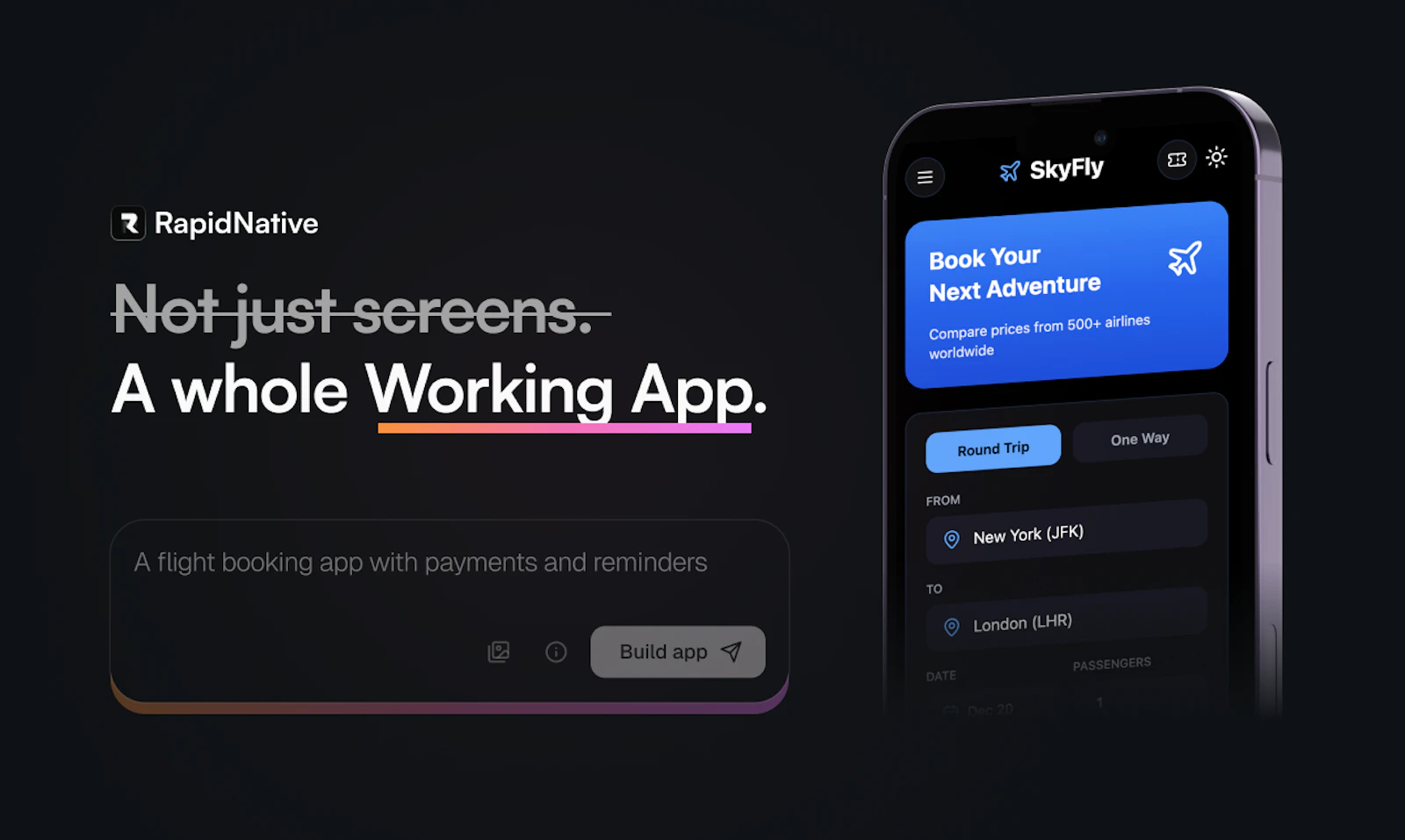 RapidNative screenshot 2
