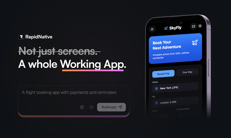RapidNative screenshot 2