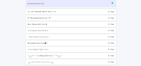Fancy Font Generator gallery image