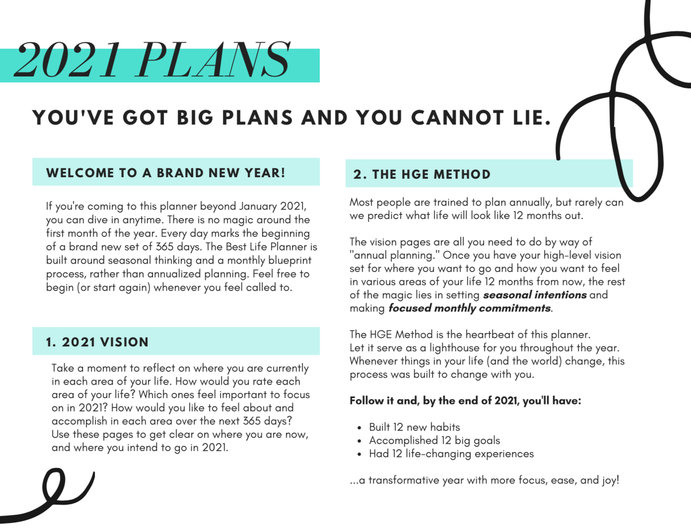 The Best Life Planner 2021 gallery image