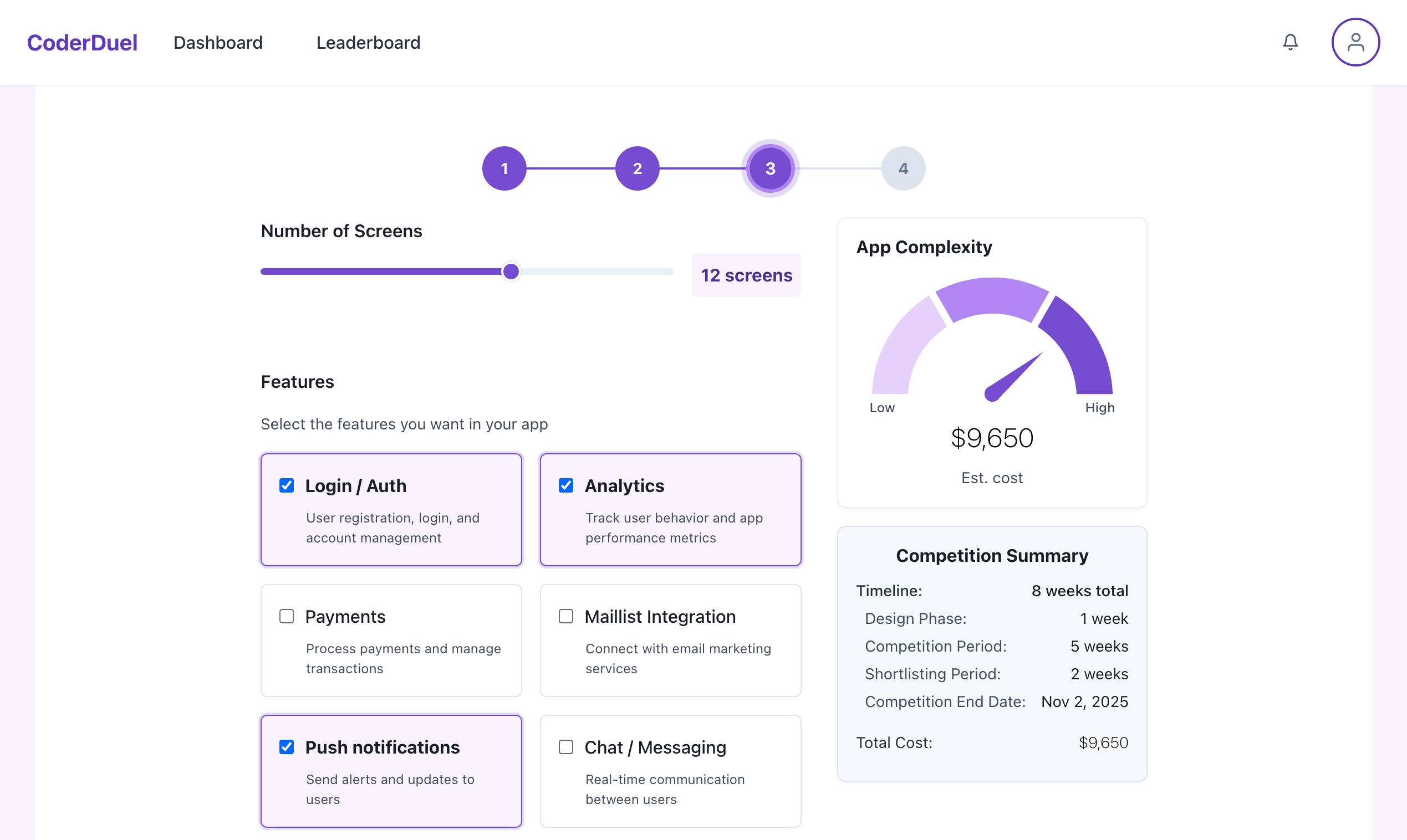 Coderduel - Donde los desarrolladores compiten para crear aplicaciones para clientes reales media 3