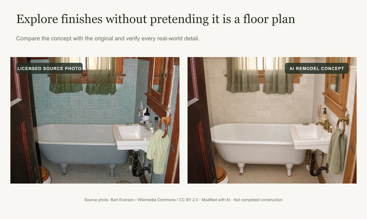 AI Bathroom Designs gallery image