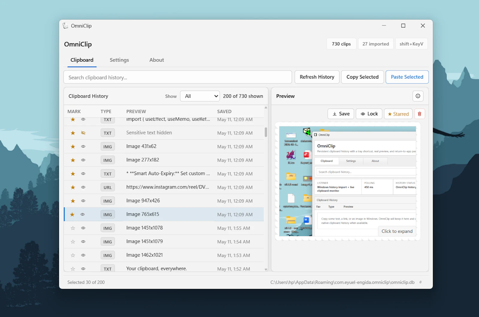 OmniClip screenshot 4