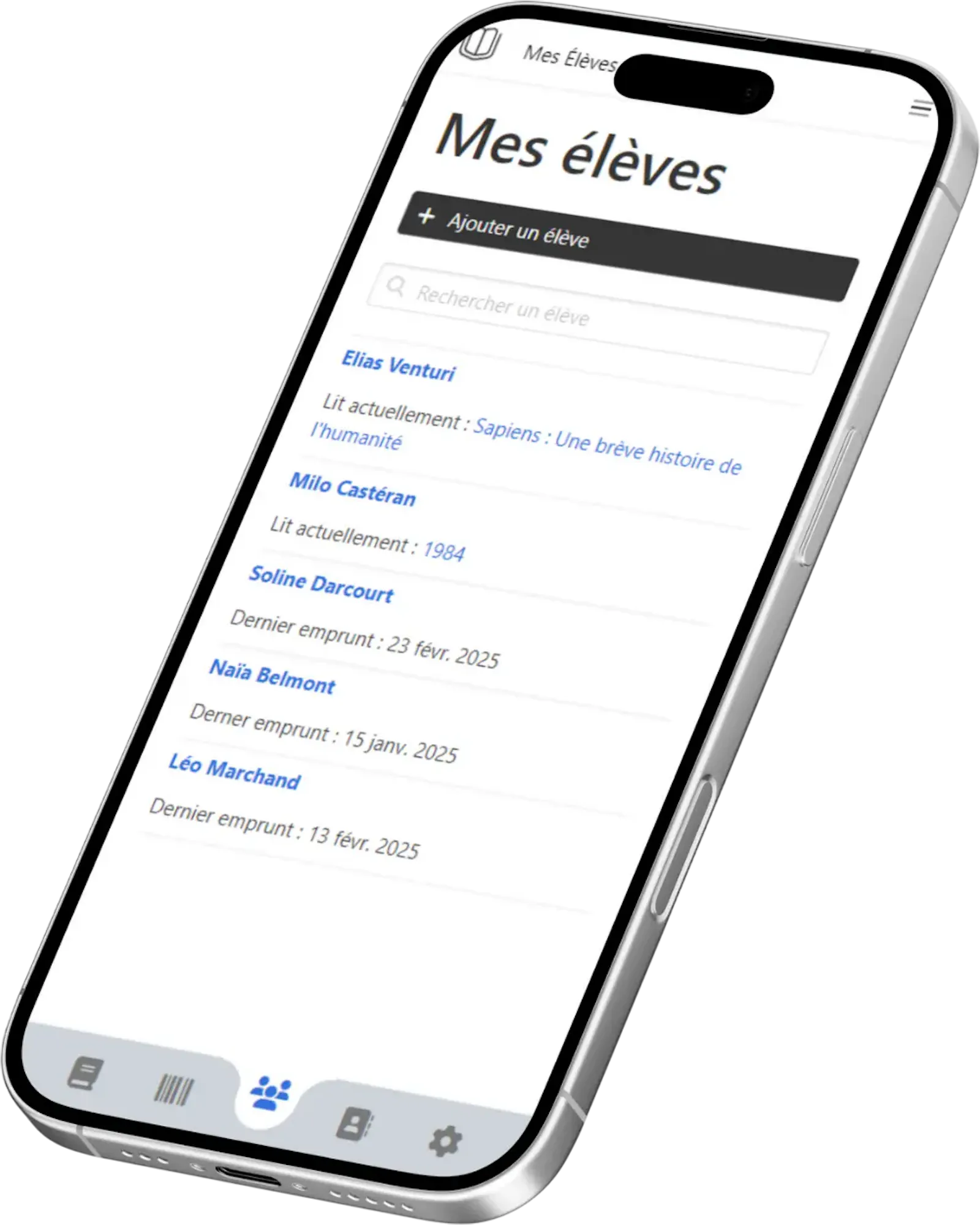 Livres en classe screenshot 2