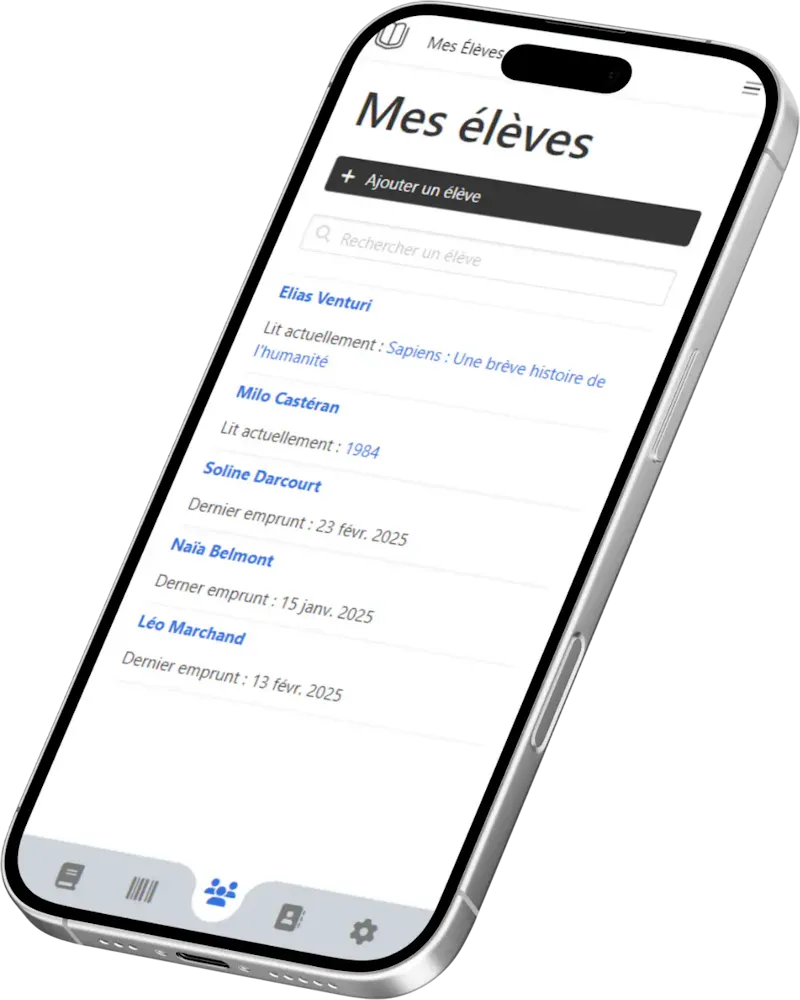 Livres en classe screenshot 2