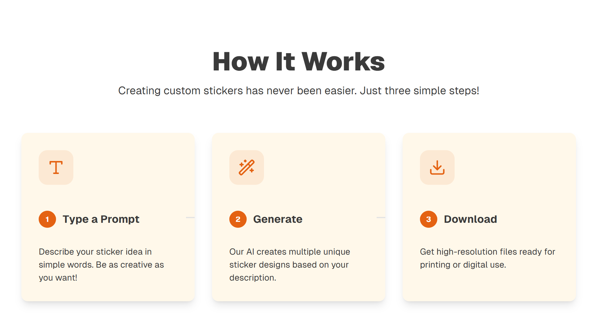 ai sticker generator gallery image