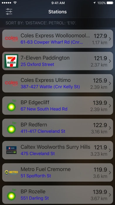 Petty - Real Time Petrol Prices for NSW gallery image