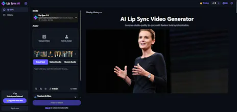 Lip Sync AI Video Generator gallery image