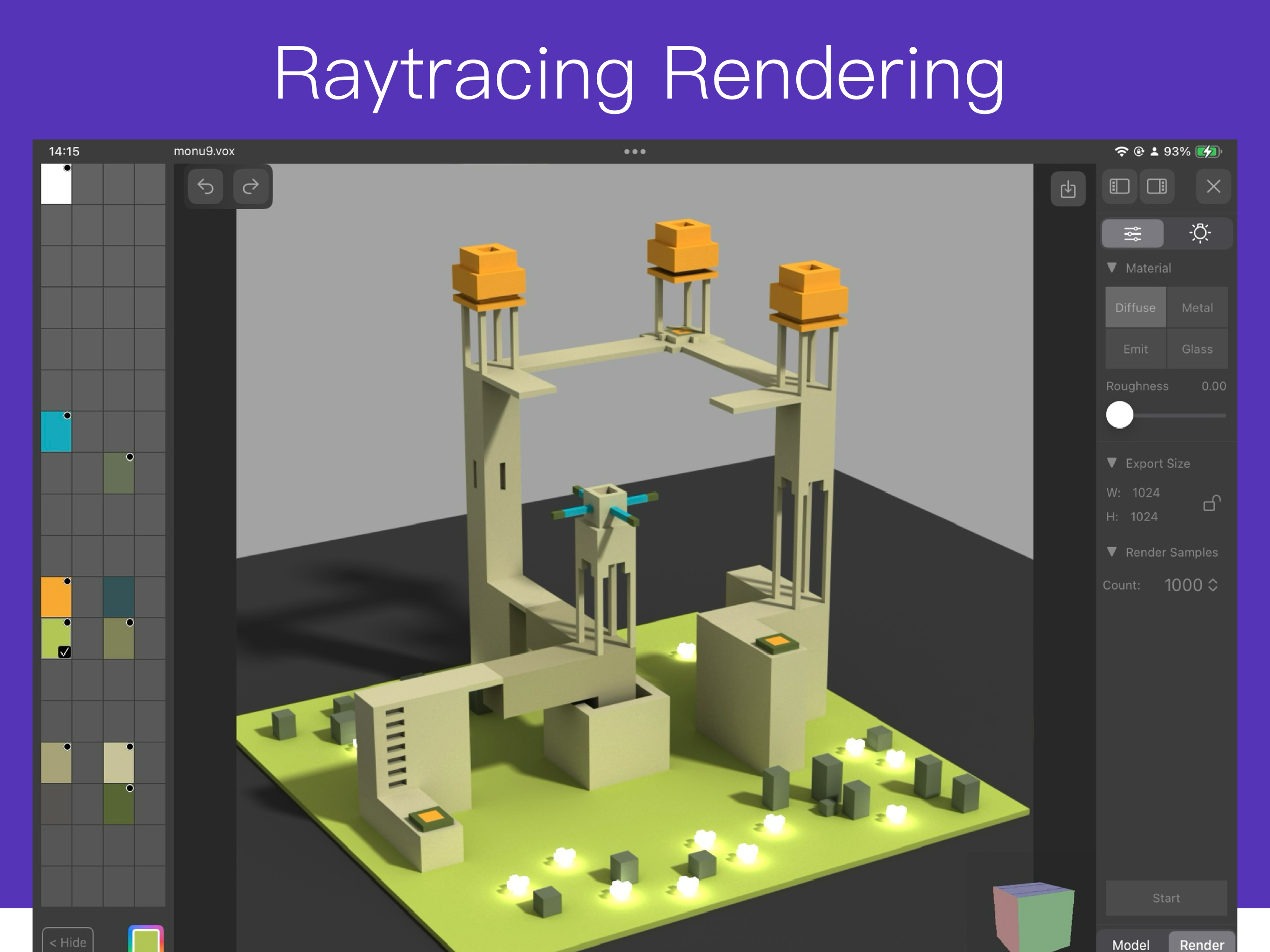 Voxel Pro - Voxel editor for iOS gallery image