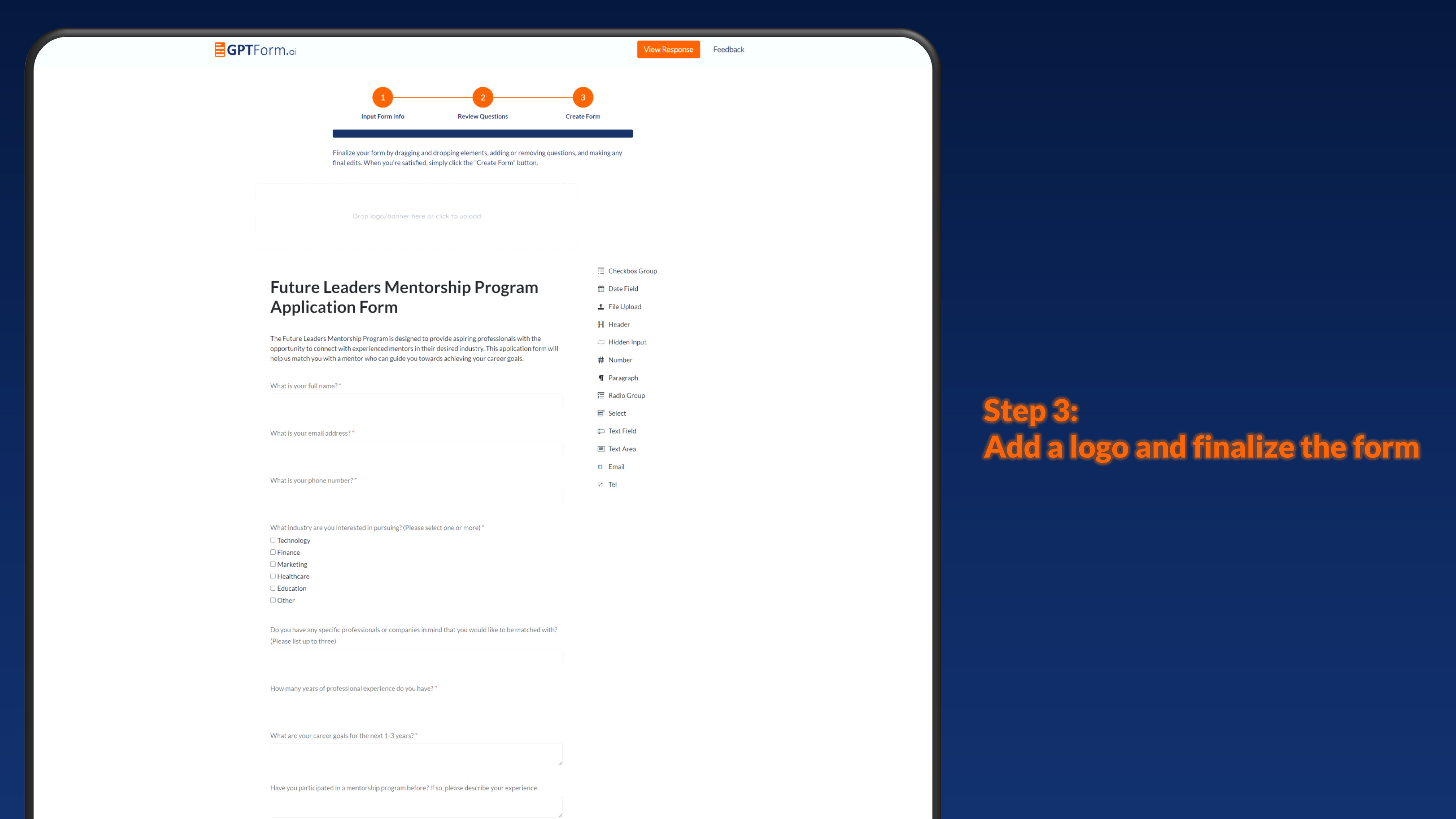 GPTForm.ai - Chatgpt가 구동하는 최초의 프롬프트-온라인 양식 플랫폼 미디어 4