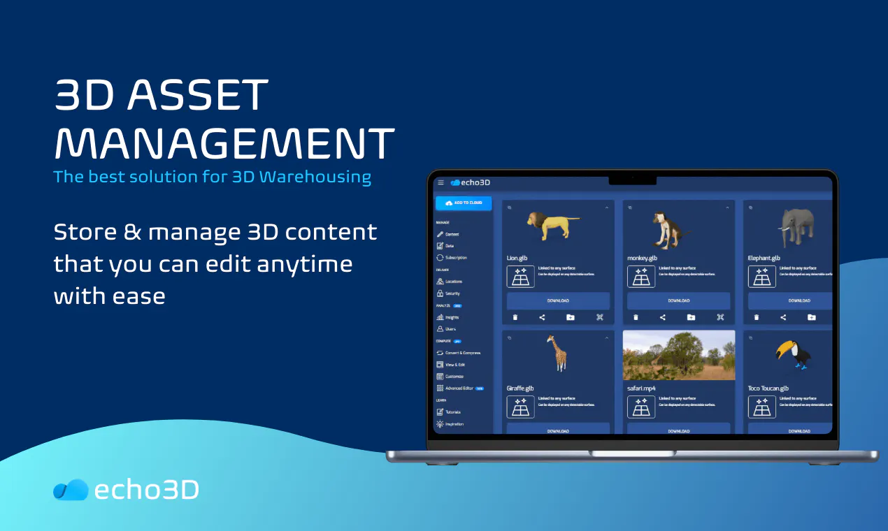 echo3D: 3D asset management on the cloud, for & by developers | Product ...