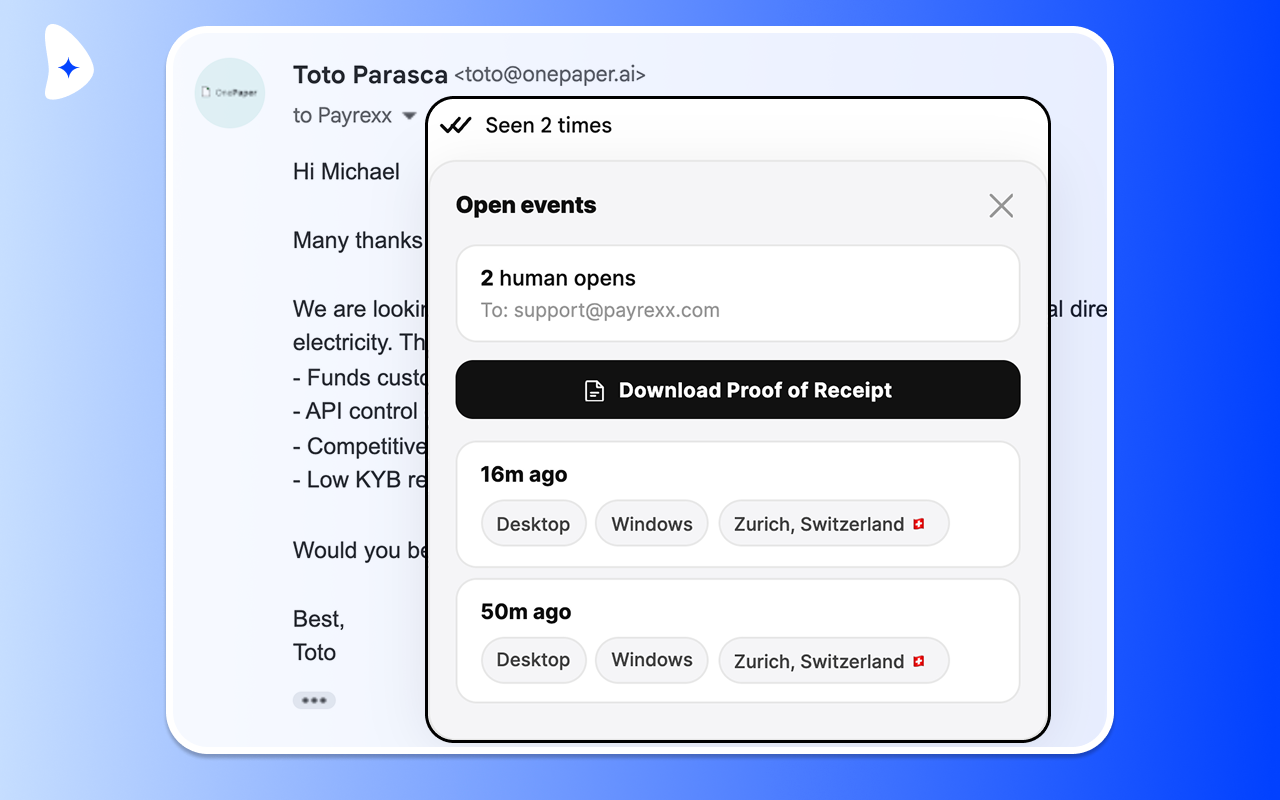 Email Open Tracker - Minimalist Edition gallery image