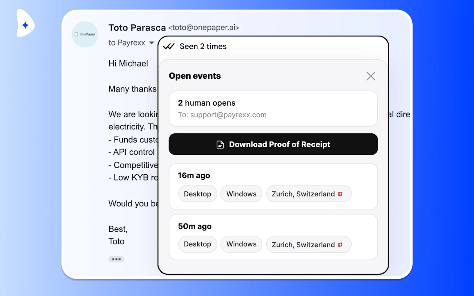 Email Open Tracker - Minimalist Edition screenshot 4