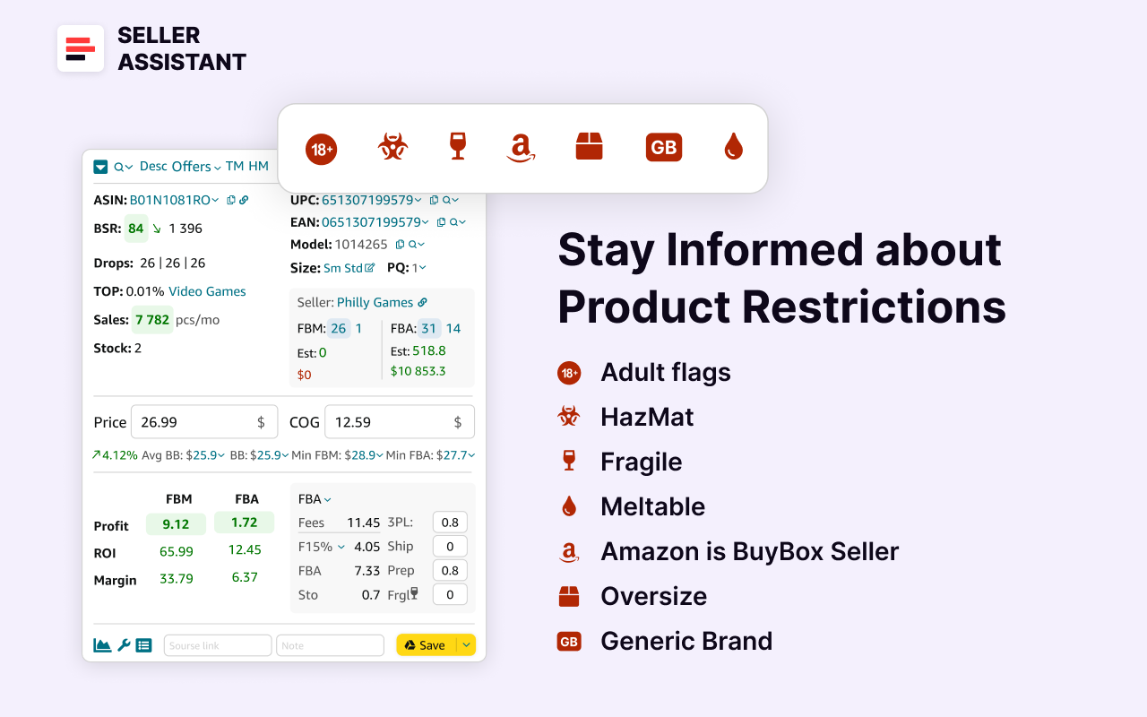 Media Pembantu Penjual - Alat Penyelidikan Produk Amazon 11